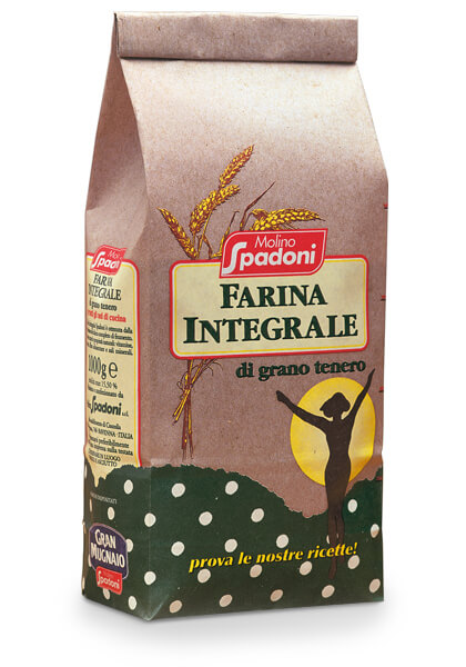 Farina Integrale di grano tenero Spadoni (1 kg) - In Punta di Forchetta